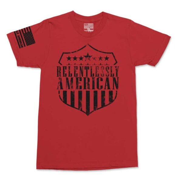 Relentlesslyl Relentlessly American Shield T-Shirt - Relentelessly American
